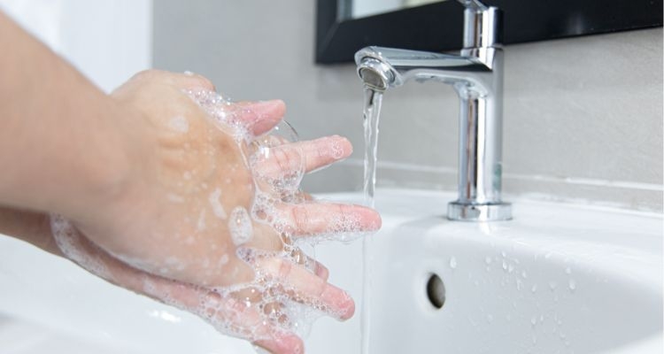 Imagem da Higiene das mãos de forma segura e saudável é possível