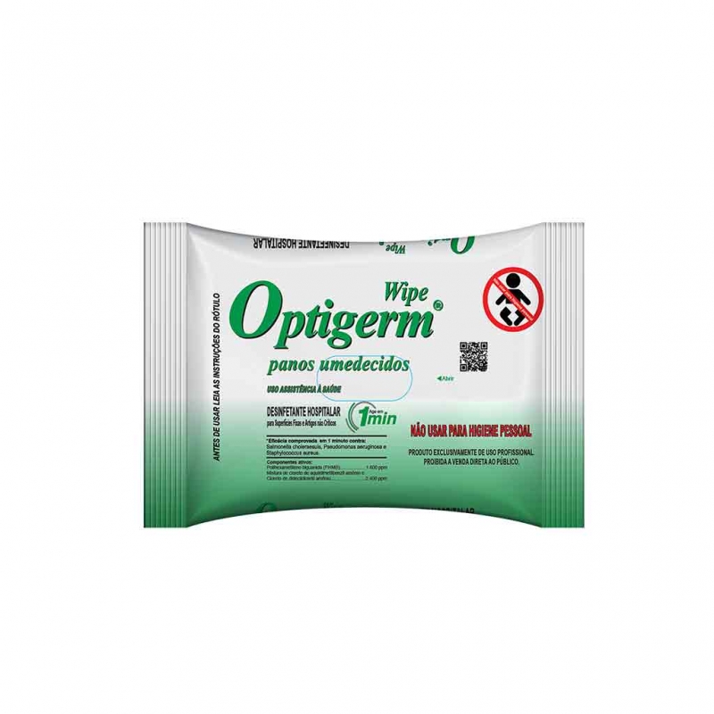 Recommed - Optigerm Wipe Pack Desinfetante Hospitalar