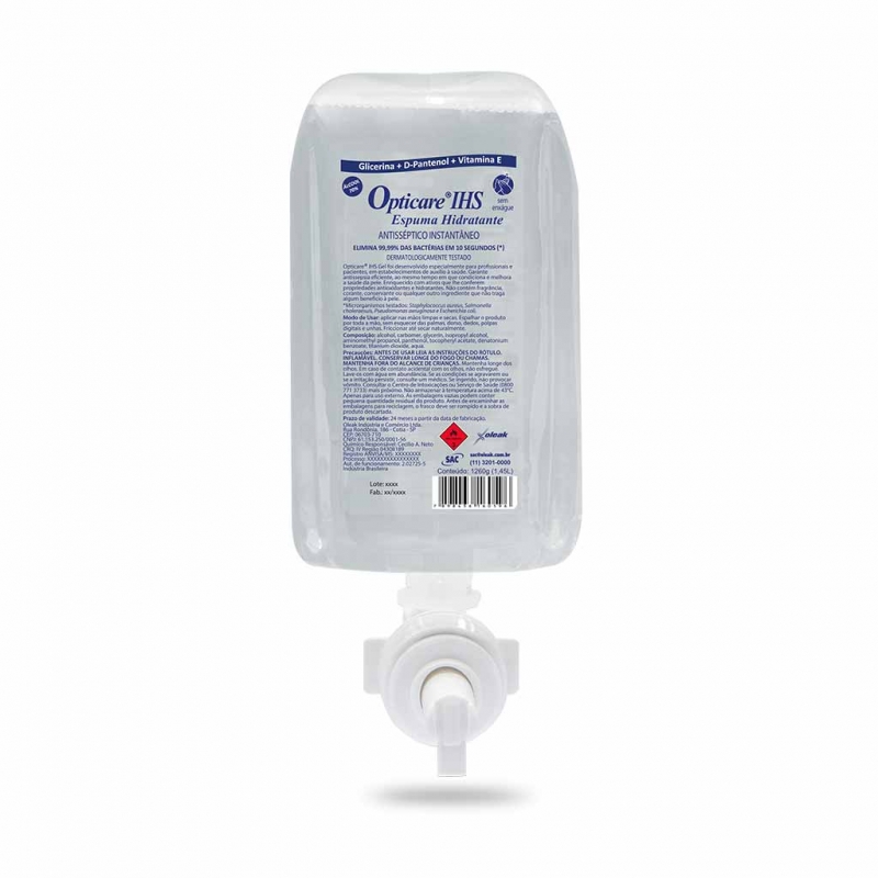 Recommed - Opticare IHS Espuma Hidratante Antisséptico Instantâneo