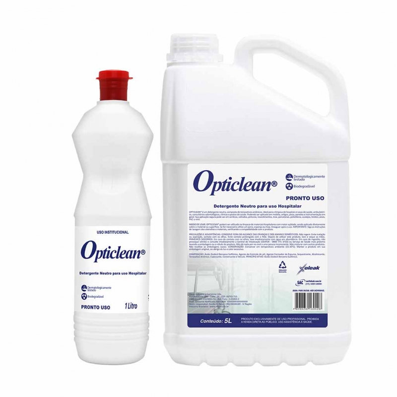 Recommed - Opticlean Detergente Neutro para Uso Hospitalar